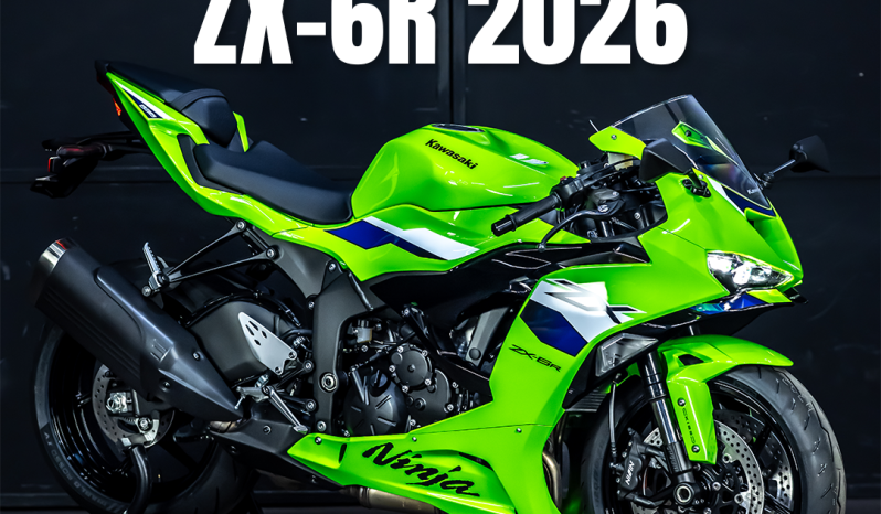 KAWASAKI ZX6R MODEL YEAR 2026